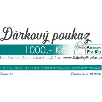 Dárkový potravinový koš Dárkový poukaz ve výši 1 000,- Kč