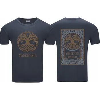 Tričko Pánské Strom Yggdrasil Pro Milovníky Mytologie, Vikingů M