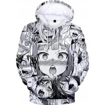 Pánská mikina Pánská mikina s kapucí ve stylu Manga pro fanoušky Anime s 3D potiskem - L