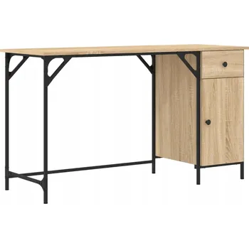 Psací stůl Počítačový stůl dub sonoma 131 x 48 x 75 cm kompozitní dřevo