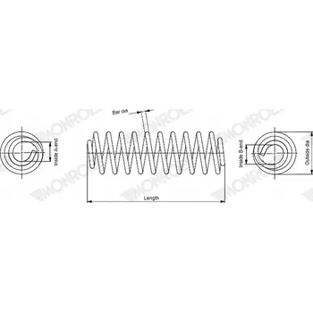 Monroe SP4520 Pružina zavěšení