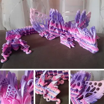 Příslušenství k 3D tiskárně Pohádkový vlčí drak - dospělý s křídly