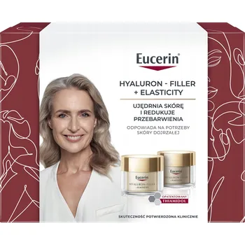 Pleťový krém EUCERIN HYALURON FILLER ELASTICITY Krém proti vráskám SPF30 + Noční krém 50 ml