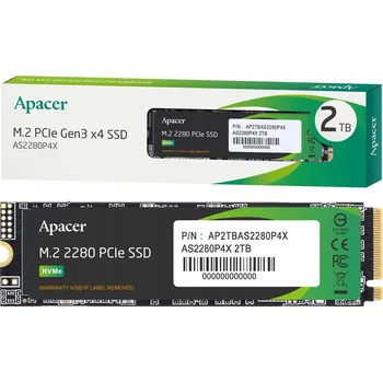 SSD disk SSD disk Apacer AS2280P4X 2TB M.2 PCIe NVMe Gen3