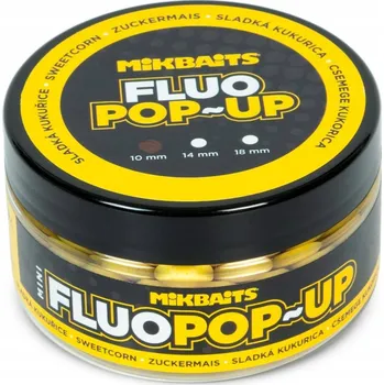 Boilies Nástraha Plovoucí kuličky Pop Up MikBaits Fluo Sladká kukuřice 10 mm