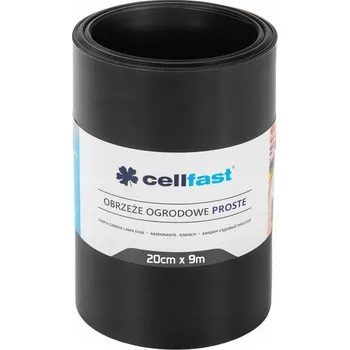 Zahradní obrubník 30-233 Cellfast Zahradní lem rovná černá 20 cm x 9 m