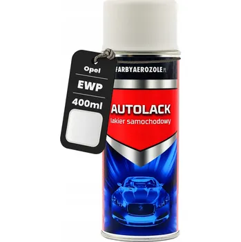 Barva ve spreji HOTOVÝ SPREJ 400ml Akrylový lak pro OPEL EWP Jadeweiss Bílá (Bílá Jadeit)