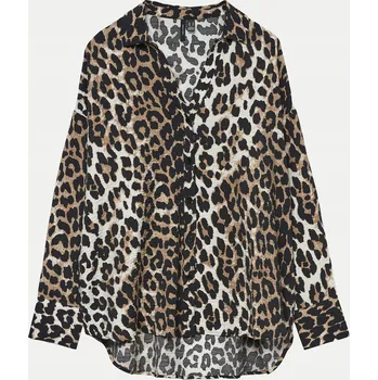 Dámská košile Vero Moda dámská košile s dlouhým rukávem, bez vzoru, černá VERO MODA-10315150 E, velikost S