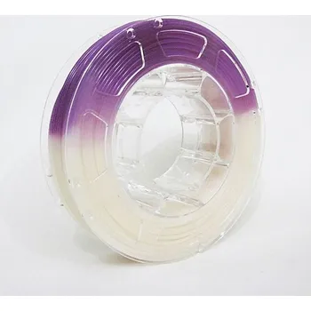 Filament Hello3D PLA UV Change – White to Purple (Bílá → Fialová) - Filament