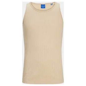 Pánské tílko Jack Jones Pánské tílko béžové 12251771 JORHAVANA