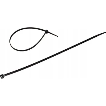 Stahovací páska GOOBAY Páska vázací 28cm x 4,5mm 100ks, černá