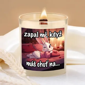 Svíčka Ahome Krásná svíčka s praskajícím knotem 450 g