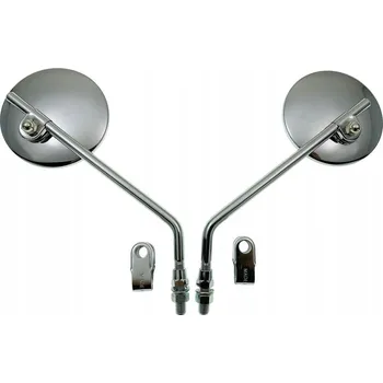 Zrcátko pro motocykl CHROMOVÁ ZRCÁTKA HYOSUNG GV125 250 650 JUNAK M11 M10 10MM (21121)