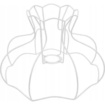 Obraz Stínidla pro lampy ve stylu vintage, palácové, bílé, 29,00x29,00x20,20 cm