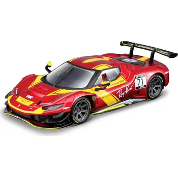 auto na autodráhu Bburago Ferrari Racing 296 GT3 2023 1:43