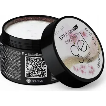 Lak na nehty Thixotropní gel Excellent PRO s efektem Dreamy Pink&Gold 50 g