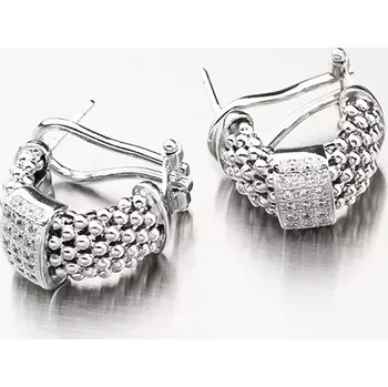 Náušnice Náušnice se zirkony - stříbro 925 E1500203-2196-SLX