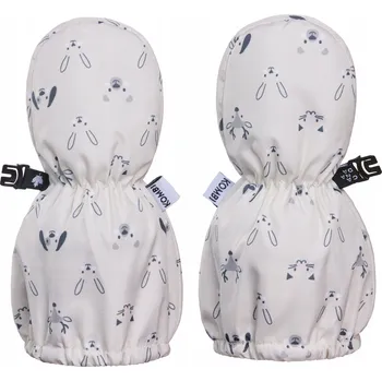 Rukavice Dětské rukavice Kombi Baby Bear Infant XS Světle šedé