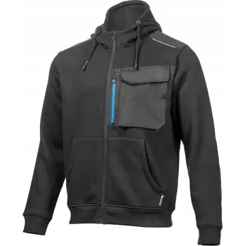 Pánská mikina Tepláková mikina s kapucí THEO HOGERT černá vel. M