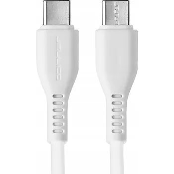 Datový kabel Kabel Jellico USB typ C - USB typ C 1 m bílý