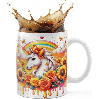 KERAMICKÝ HRNEK 330ML S POTISKEM - JEDNOROŽEC