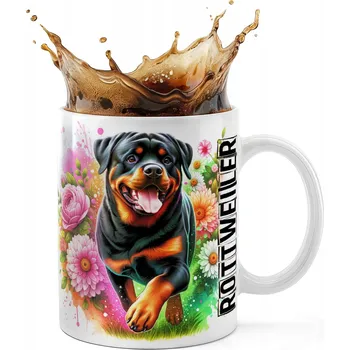 KERAMICKÝ HRNEK 330ML S POTISKEM - PES PSI PLEMENO ROTVAILER