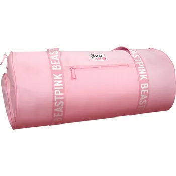 Sportovní taška SPORTOVNÍ TRÉNINKOVÁ TAŠKA NA POSILOVNU TRÉNINK NASTAVITELNÝ POPRUH - BeastPink