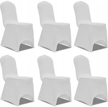 Potah na židli Potah na židli VidaXL bílý