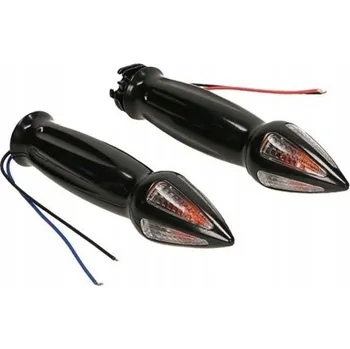 grip ČERNÉ GRIPY S BLINKRY PALCOVÉ HARLEY (9662)