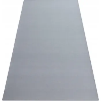 Koberec PODGUMOVANÝ KOBEREC HLADKÝ JEDNOBAREVNÝ RUMBA 120x150 cm šedý 161216