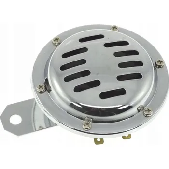 Houkačka CHROMOVANÝ KLAKSON ZVUKOVÝ SIGNÁL - 6V 12V (8826)