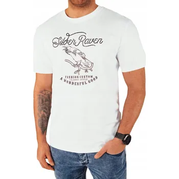 PÁNSKÉ TRIČKO BAVLNĚNÉ S POTISKEM RX5362 - M