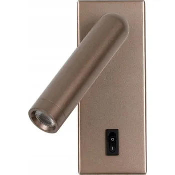 Nástěnné svítidlo Nástěnné svítidlo Italux hnědé s integrovaným LED zdrojem 2,5 W