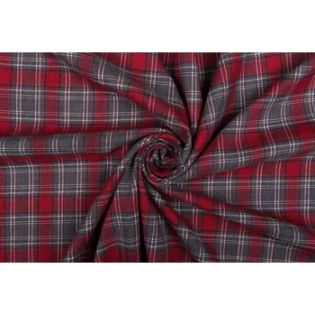 Látka 80% Polyester 20% Viskóza 240 g/m2 šířka 150 cm vícebarevná