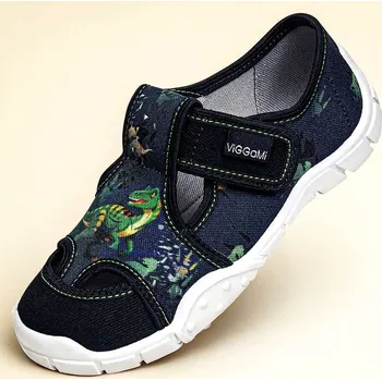 Chlapecké bačkory Papuče do školky 30 Viggami ADAŚ DINO 18,5 cm