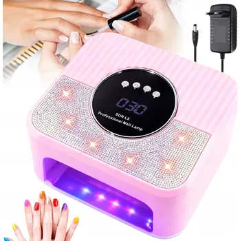 UV lampa na nehty VÝKONNÁ UV/LED LAMPA NA NEHTY PRO HYBRIDNÍ A GELOVÉ LAKY, PROFESIONÁLNÍ, 45 LED