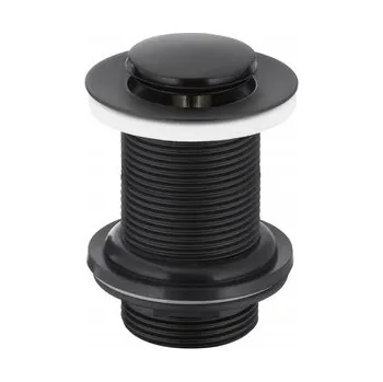 Sifon Zátka umyvadlová výpust Click-Clack kulatý KFA Armatura černá