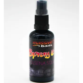Návnadové aroma Dopalovač návnad Massive Baits Spray IT Bolsena Squid 50 ml