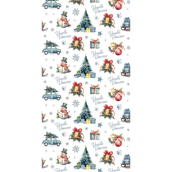 Balící papír Flexio Balící papír Veselé Vánoce 4 x 0,7 m