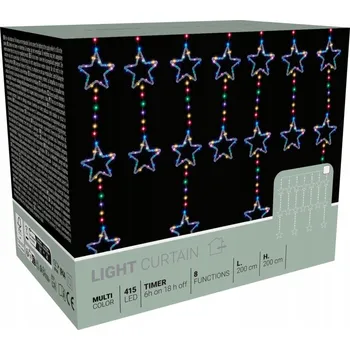 Vánoce Vánoční osvětlení na stromeček Koopman vnitřní i venkovní 2 m 301 - 500 světel