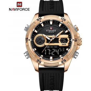 Hodinky Hodinky NAVIFORCE HE - 38633 - Černé/Hnědé KP-38633