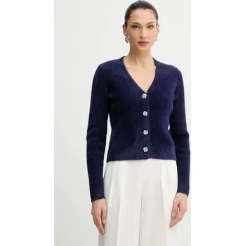 Dámský svetr Kardigan Morgan dámský, tmavomodrá barva, MCLEMI 59X, vel. L