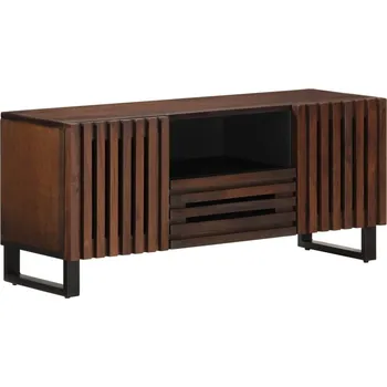 Televizní stolek vidaXL TV skříňka 100 x 34 x 46 cm masivní mangovníkové dřevo [377507] Barva: Hnědá