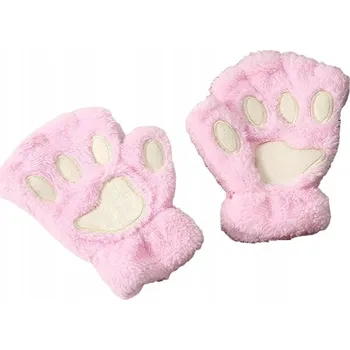 Rukavice Bezprstové rukavice Paw - Slabo Růžová KP-21315