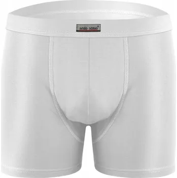Boxerky Sesto Senso Pánské bavlněné boxerky bílé L