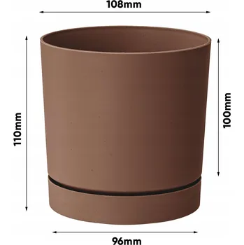 Květináč Béžový plast Květináč Prosperplast 10,8 cm x 10,8 x 10,8 cm