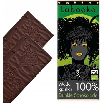Čokoláda ZOTTER - Čokoláda z Madagaskaru - 100% Kakao