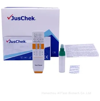 Diagnostický test 25x JusChek stěrový drogový test na pervitin, amfetamin, opiáty, Marihuanu a kokain