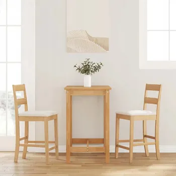 Barová židle VidaXL Barová Židle z dubu Canterbury 95 cm, látková