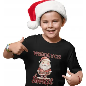 Dětské tričko velikost 92 Vánoční sušenka černé triko dárek Vánoce